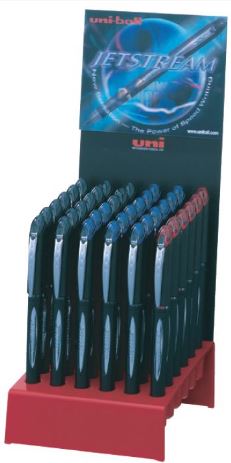Uniball SX210 Jetstream R.Ballpen 1.0mm Display of 36 Pcs - Al Masam Stationery LLC Main image