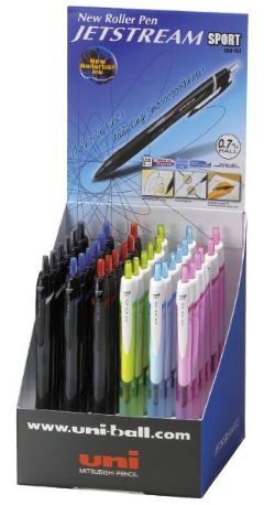 Uniball SXN157 Jetstream Sport Ret. 0.7mm Display of 36 PCs - Al Masam Stationery LLC Main image