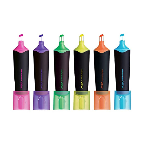 Mitsubishi Mega View Highlighter Blue - Al Masam Stationery LLC Main image