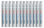 Uni PX20 Paint Marker Bullet Tip Silver (Pack of 12) - Al Masam Stationery LLC