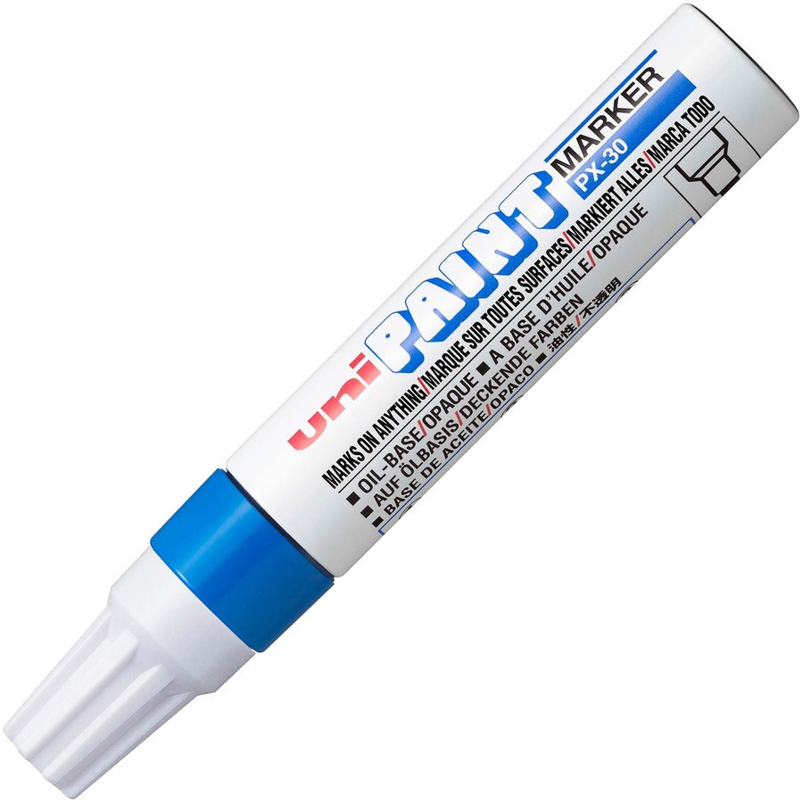 Uni PX30 Paint Marker Chisel tip Blue - Al Masam Stationery LLC
