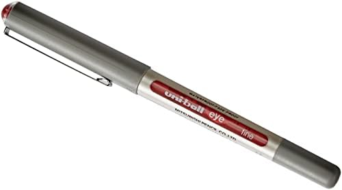 Mitsubishi 0.7 mm Uniball Eye Rollerball Pen Red - Al Masam Stationery LLC Main image