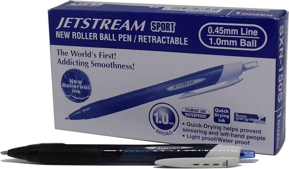 Mitsubishi Jetstream Sport Retractable Ball Point Pen 1mm Pack - Al Masam Stationery LLC Main image