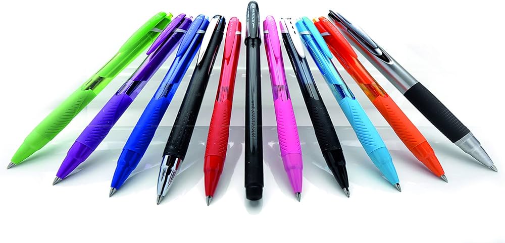 Mitsubishi Jetstream Sport Retractable Ball Point Pen 1mm Pack 6 Pcs - Al Masam Stationery LLC Main image