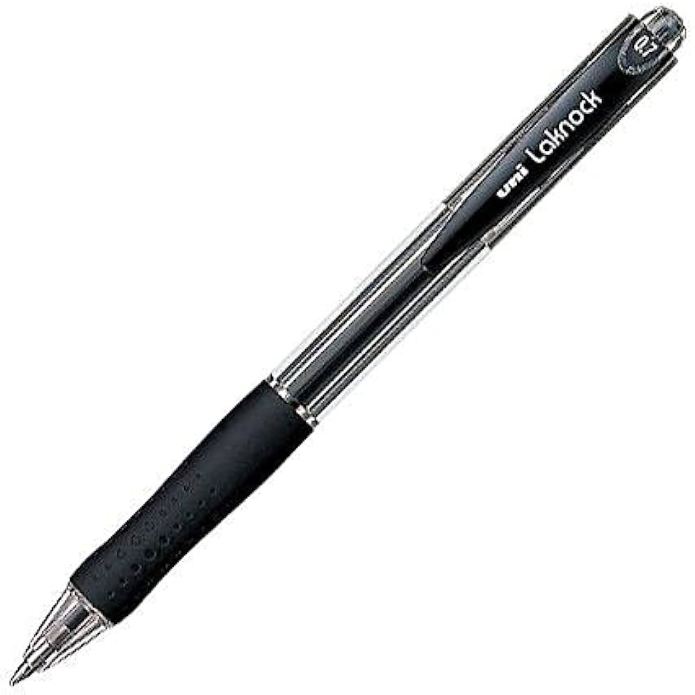Mitsubishi Laknock Ball point Pen 0.7mm Black - Al Masam Stationery LLC Main image