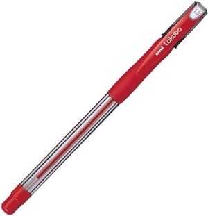Mitsubishi Lakubo Ball Point Pen 1mm Red - Al Masam Stationery LLC Main image