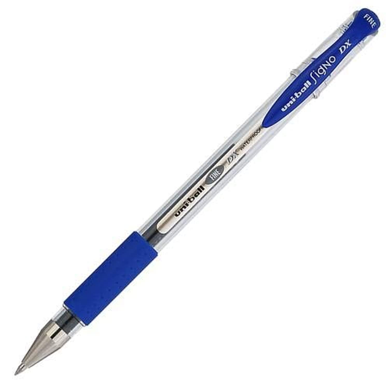 Mitsubishi Signo Retractable Pen Blue FL 0.7mm Pack 4 Pcs - Al Masam Stationery LLC Main image