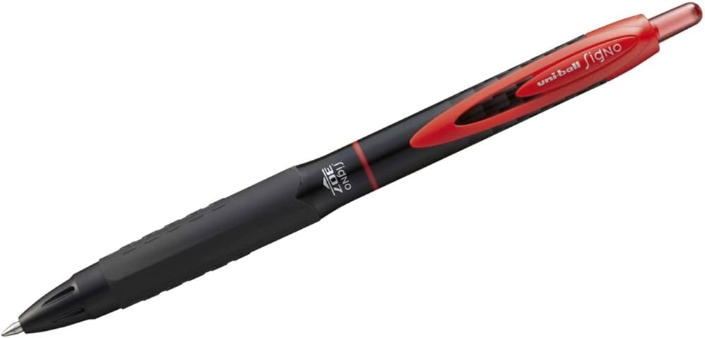 Mitsubishi Signo Roller Pen Black 0.7mm Red - Al Masam Stationery LLC Main image