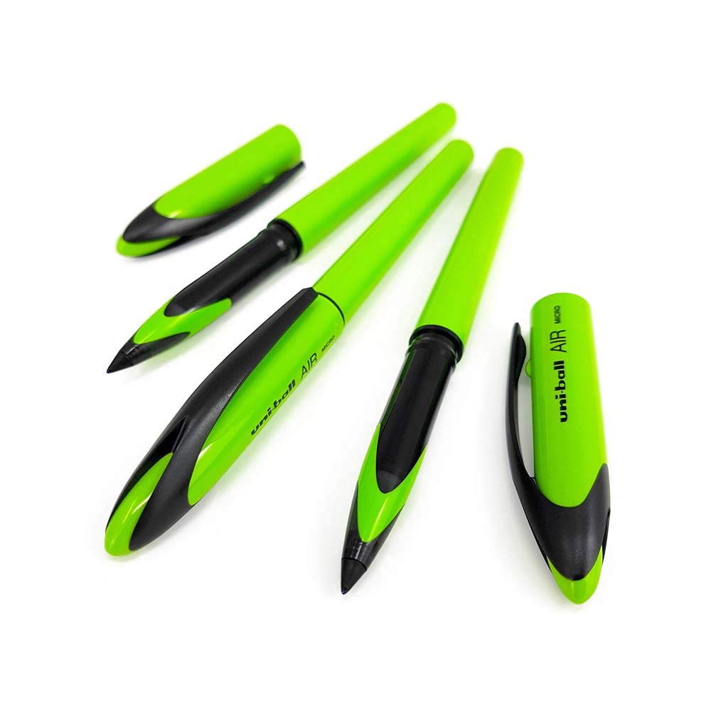 Mitsubishi Uni-ball Air Micro-EL General Barrel Roller Pen Light Green - Al Masam Stationery LLC Main image