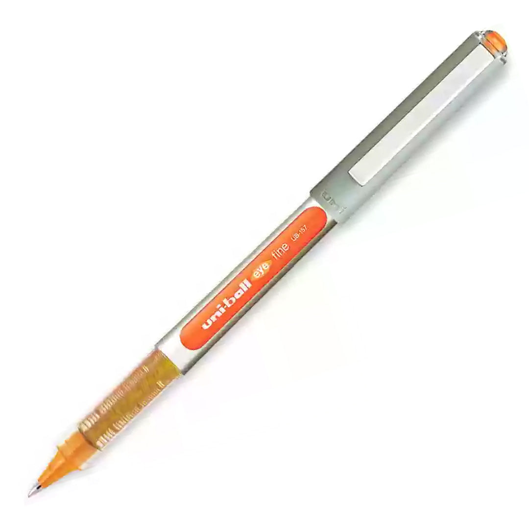 Mitsubishi Uni-ball Blister Eye Fine Roller Pen orange - Al Masam Stationery LLC Main image