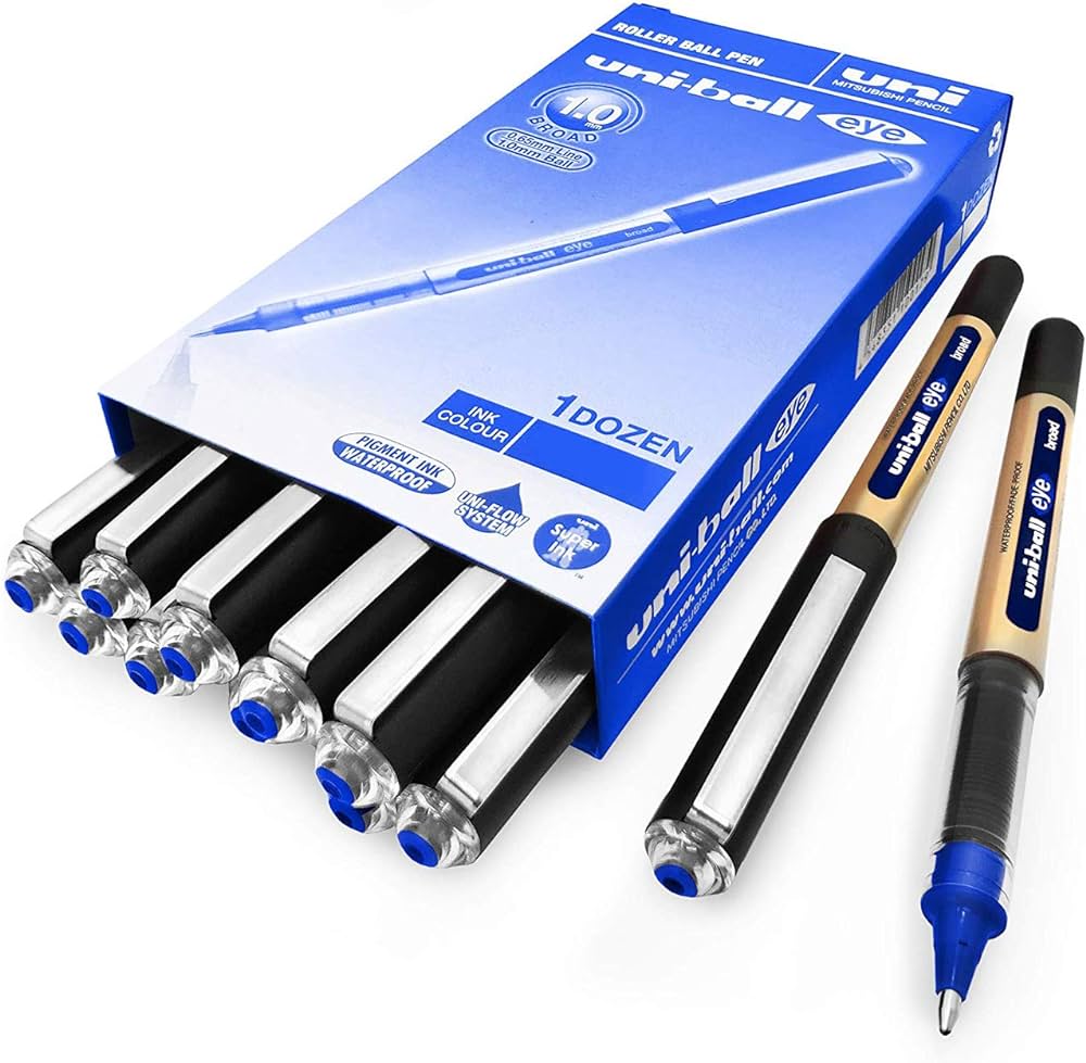 Mitsubishi Uni-ball Eye Board 1.00mm Roller Pen Display - Al Masam Stationery LLC Main image