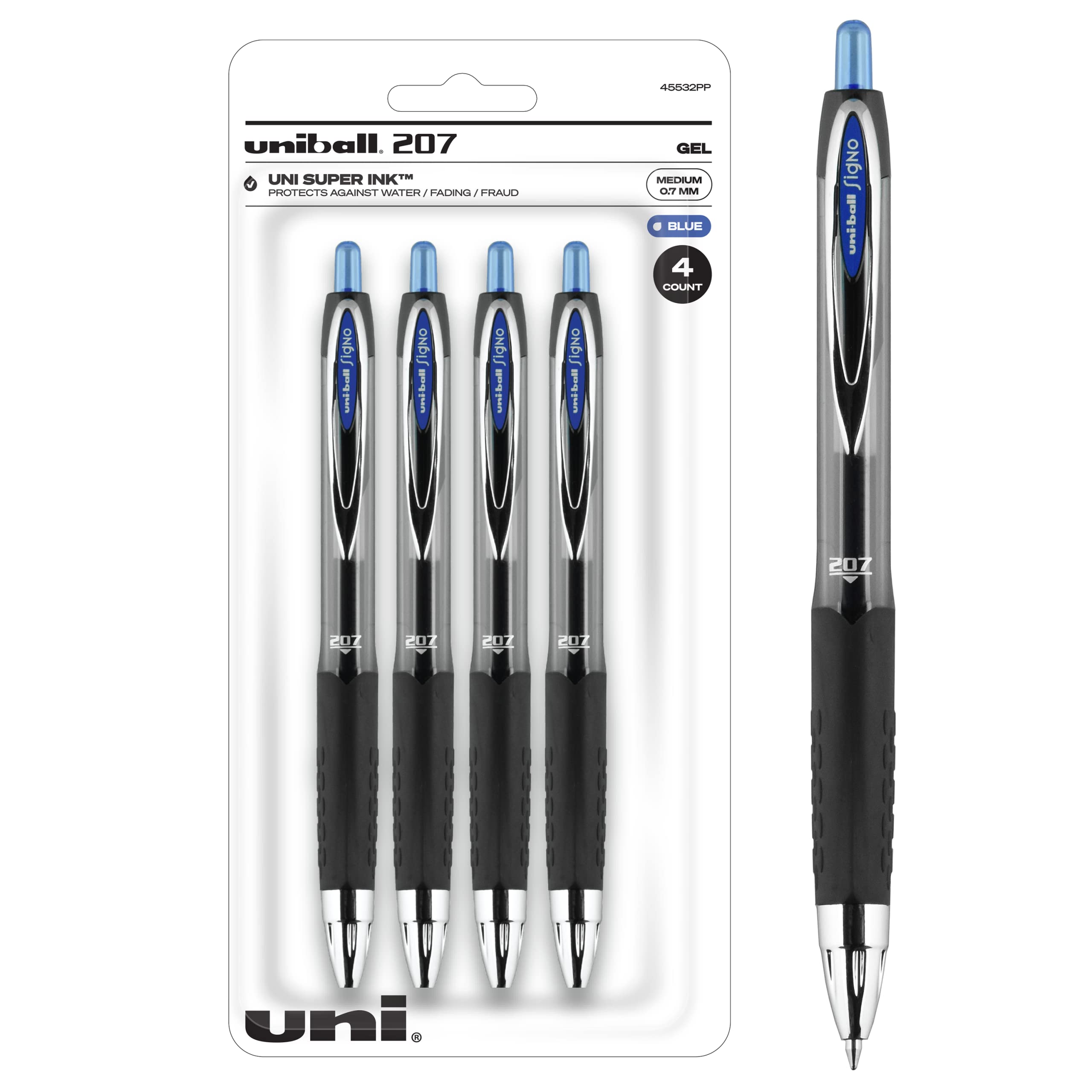 Mitsubishi Uni-Ball Signo 207F Gel Pack - Al Masam Stationery LLC Main image