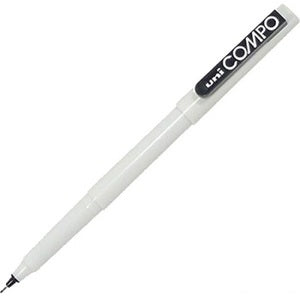 Mitsubishi Uni Compo 0.3mm Ultra Fine Black - Al Masam Stationery LLC Main image
