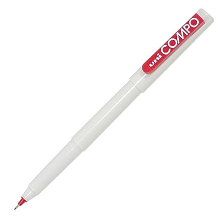 Mitsubishi Uni Compo 0.3mm Ultra Fine Red - Al Masam Stationery LLC Main image