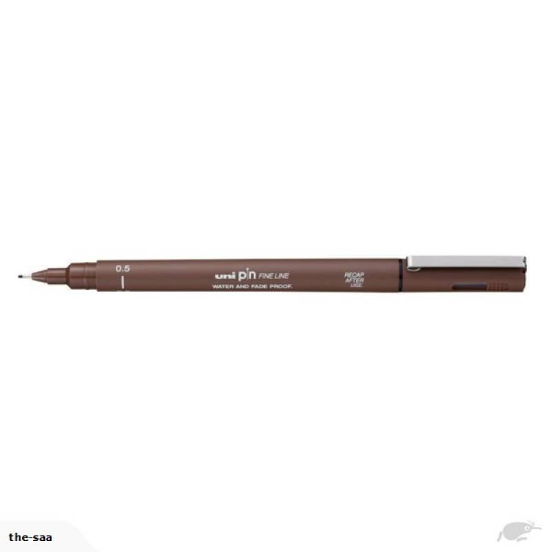 Mitsubishi Uni Pin Fine Line 0.5mm Sepia - Al Masam Stationery LLC Main image