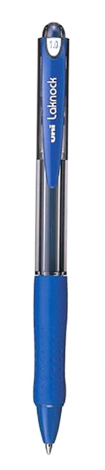 Uni Laknock SN100M Ball point Pen 1mm - Blue - Al Masam Stationery LLC Main image