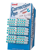 Uni Metal Tip Correction pen Display of 48 Pcs - Al Masam Stationery LLC
