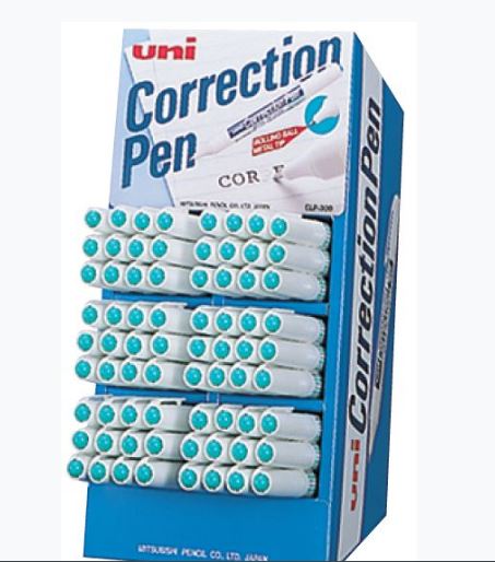 Uni Metal Tip Correction pen Display of 48 Pcs Secondary image