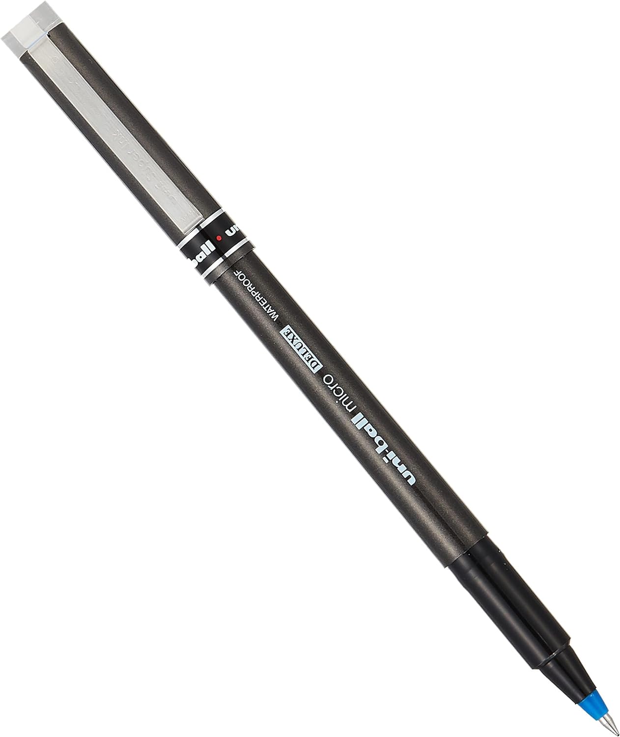 Uniball UB155 Micro Delux 0.5mm Roller Pen - Blue - Al Masam Stationery LLC Main image