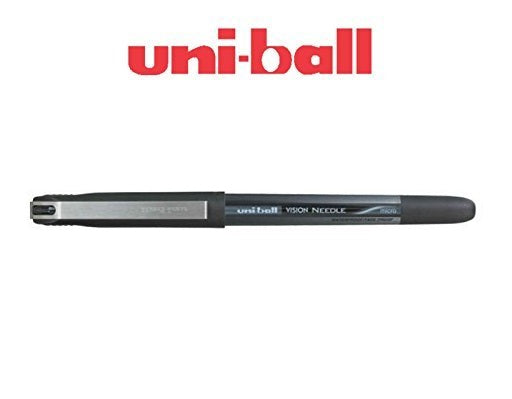 Uniball UB185 Vision Needle R/Pen 0.5mm - Black - Al Masam Stationery LLC Main image