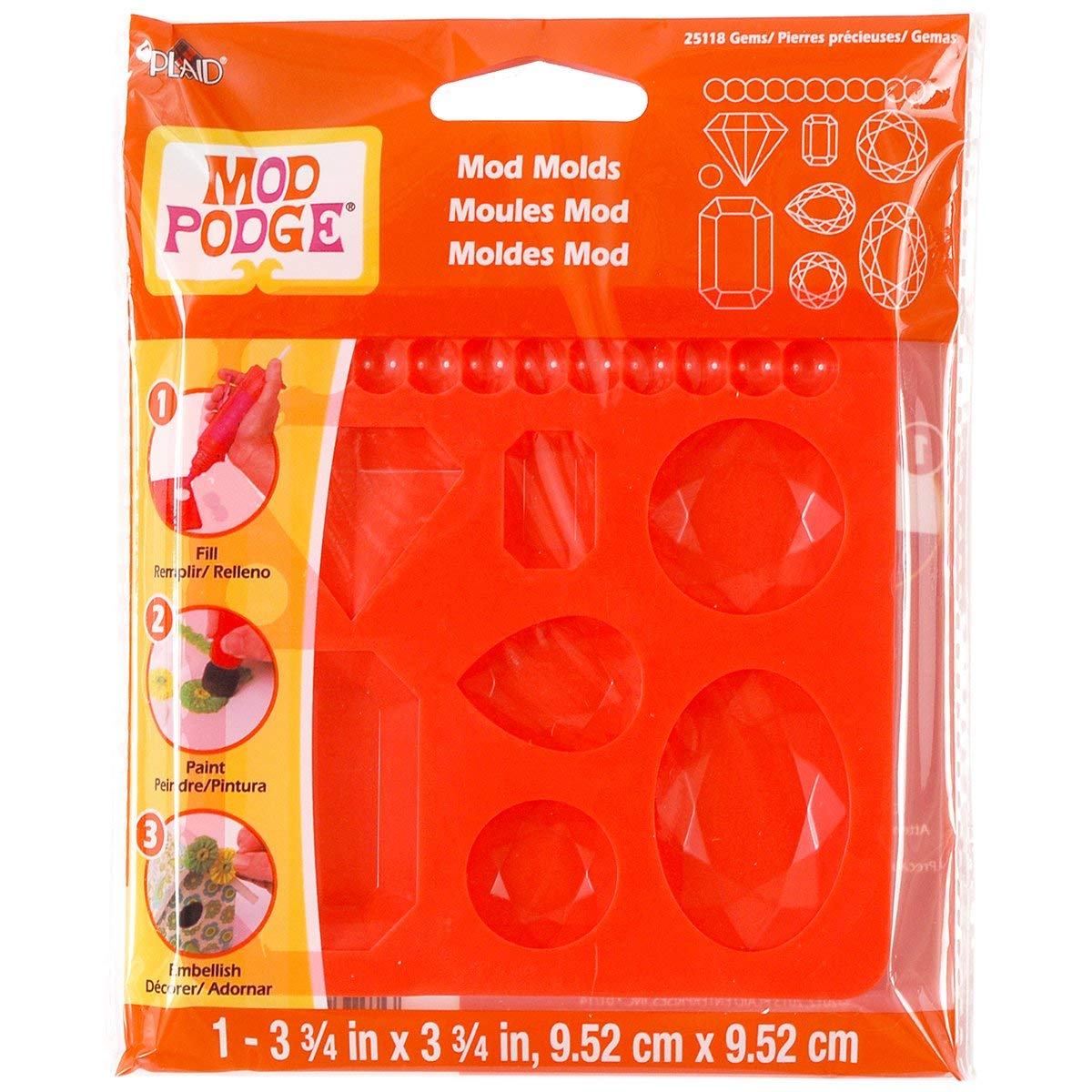 Mod Podge Mod Mold - Gems - Al Masam Stationery LLC