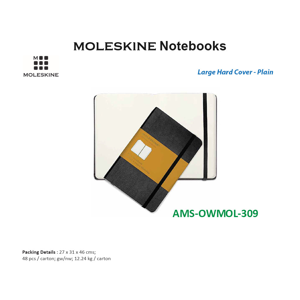 Moleskine A5 Notebook - Hard Cover - Plain Black Secondary image