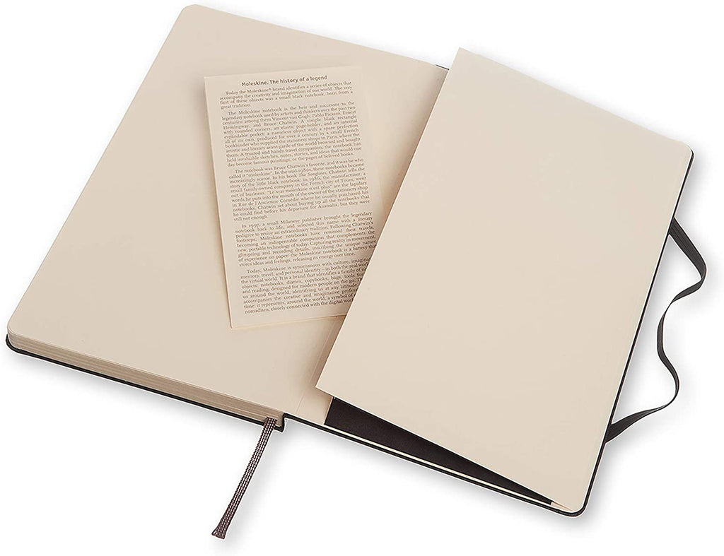 Moleskine Dot Grid Notebook Hard Cover A5 Black - Al Masam Stationery LLC