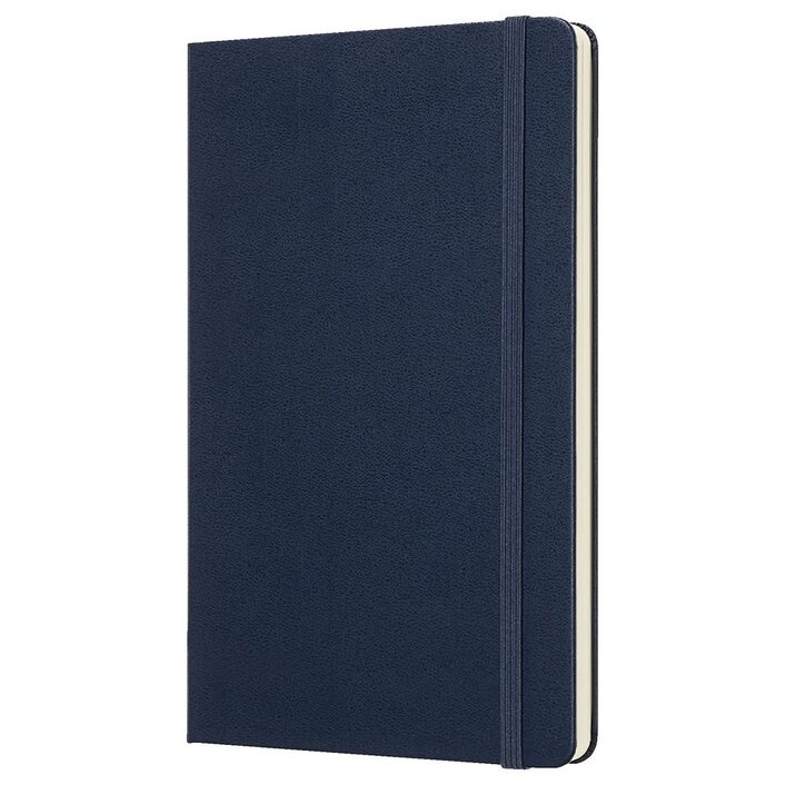 Moleskine Dot Grid Notebook Hard Cover A5 Sepphire Blue - Al Masam Stationery LLC Main image