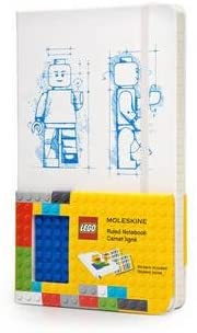Moleskine Lego Limited Edition Ruled Notebook Hard Cover White - Al Masam Stationery LLC Main image