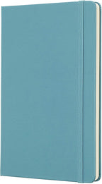 Moleskine Plain Classic Notebook Hard Cover A5 Reef Blue - Al Masam Stationery LLC