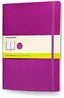 Moleskine Plain Notebook Extra Large Purple Orchid Soft Cover - Al Masam Stationery LLC