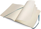 Moleskine Plain Notebook Extra Large Underwater Blue Soft Cover - Al Masam Stationery LLC