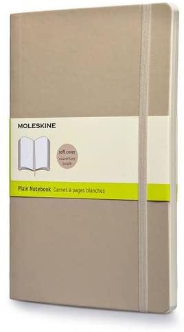 Moleskine Plain Soft Cover Notebook Pocket Size Khaki - Al Masam Stationery LLC Main image