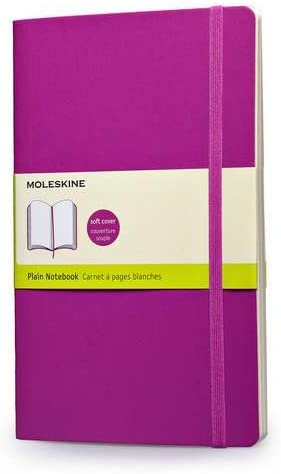 Moleskine Plain Soft Cover Notebook Pocket Size Purple - Al Masam Stationery LLC Main image