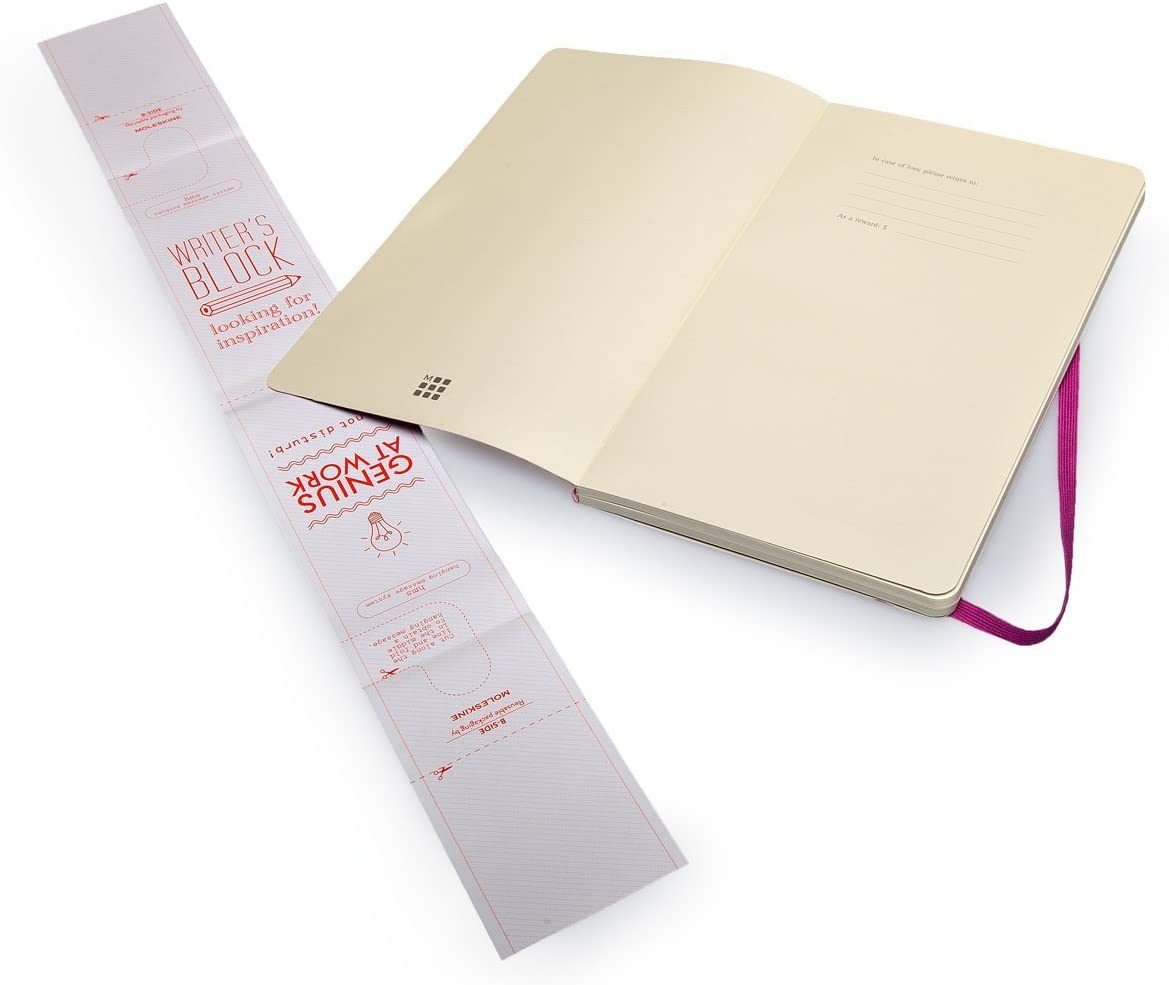 Moleskine Plain Soft Cover Notebook Pocket Size Purple Secondary image