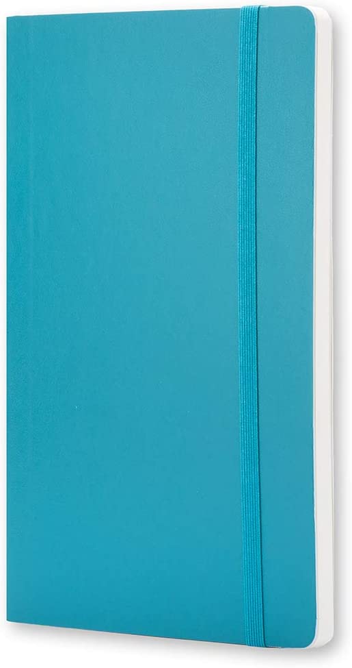 Moleskine Plain Soft Cover Notebook Pocket Size Underwater Blue - Al Masam Stationery LLC Main image