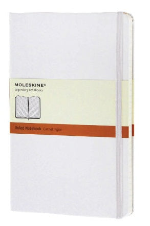 Moleskine Pocket Notebook - Hard Cover - Ruled White - Al Masam Stationery LLC Main image