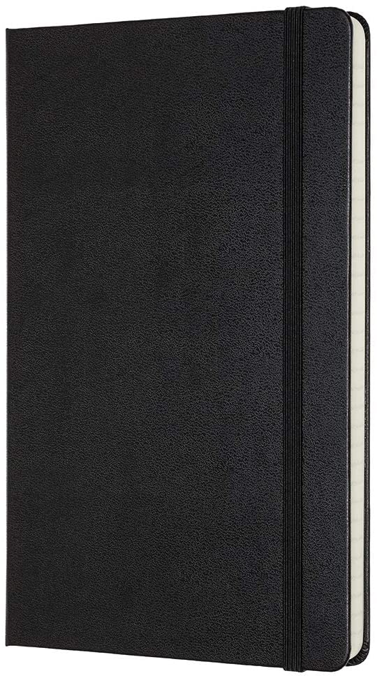 Moleskine Professional Hard Cover Ruled Notebook A4 Black - Al Masam Stationery LLC Main image