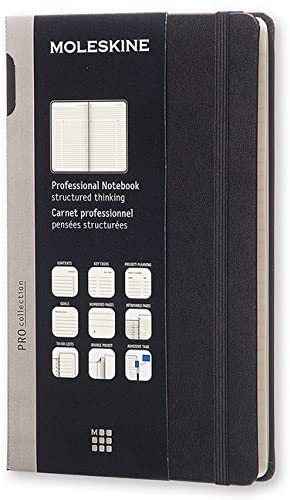 Moleskine Professional Large Hard Notebook Black - Al Masam Stationery LLC Main image