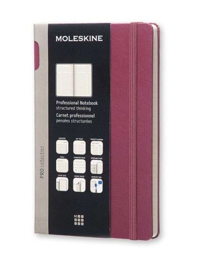 Moleskine Professional Large Hard Notebook Purple Secondary image