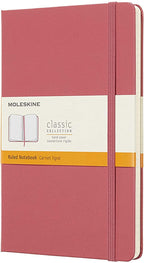 Moleskine Ruled Classic Notebook Hard Cover A5 Daisy Pink - Al Masam Stationery LLC