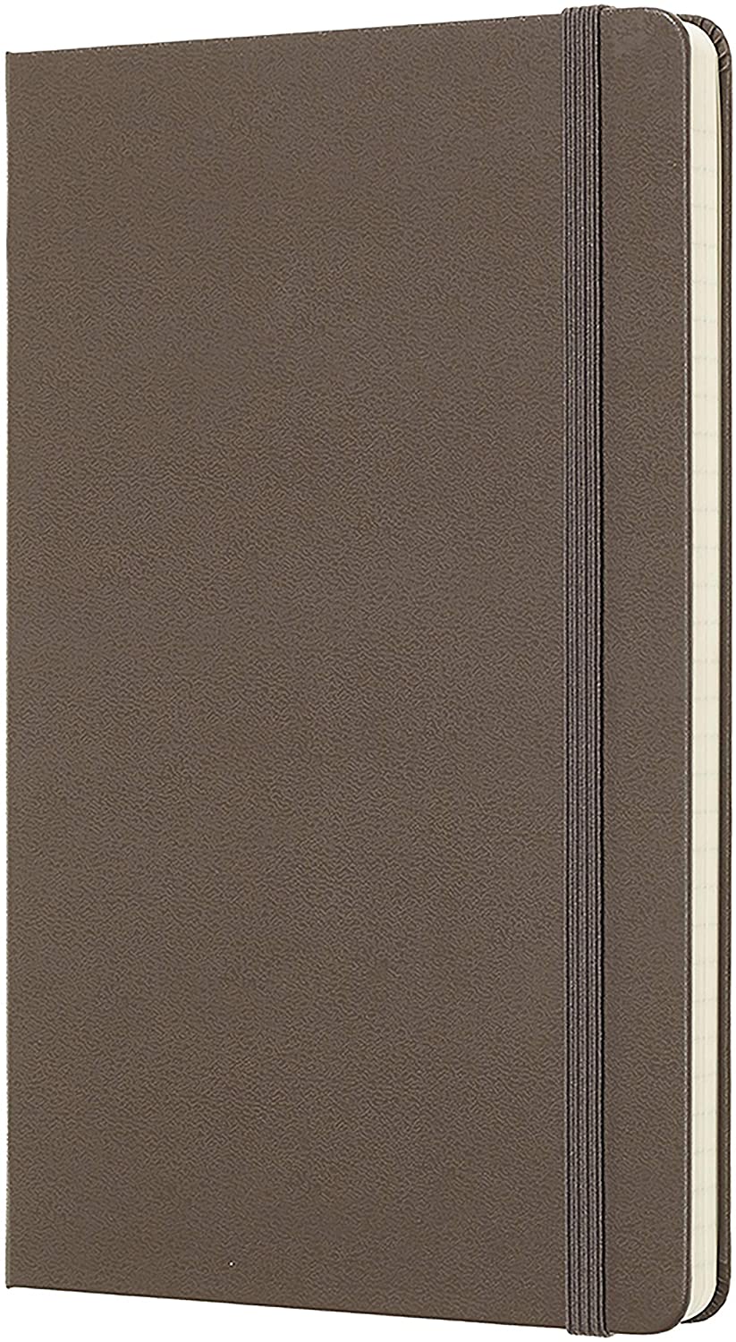 Moleskine Ruled Classic Notebook Hard Cover A5 Earth Brown - Al Masam Stationery LLC Main image