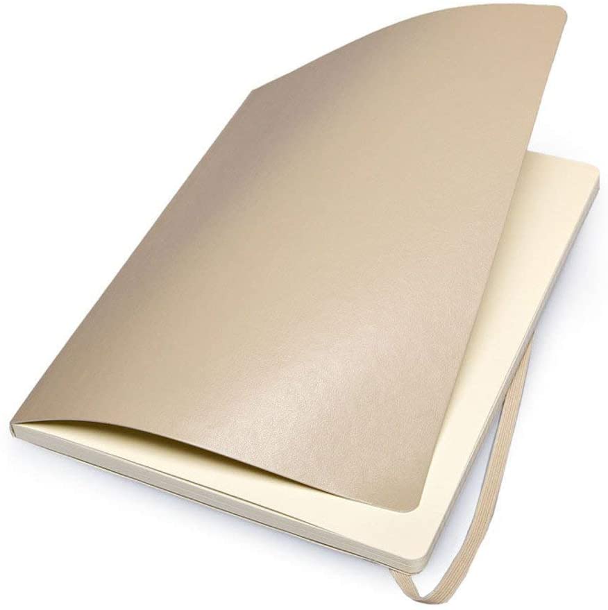 Moleskine Ruled Notebook Extra Large Khaki Beige Soft Cover Secondary image