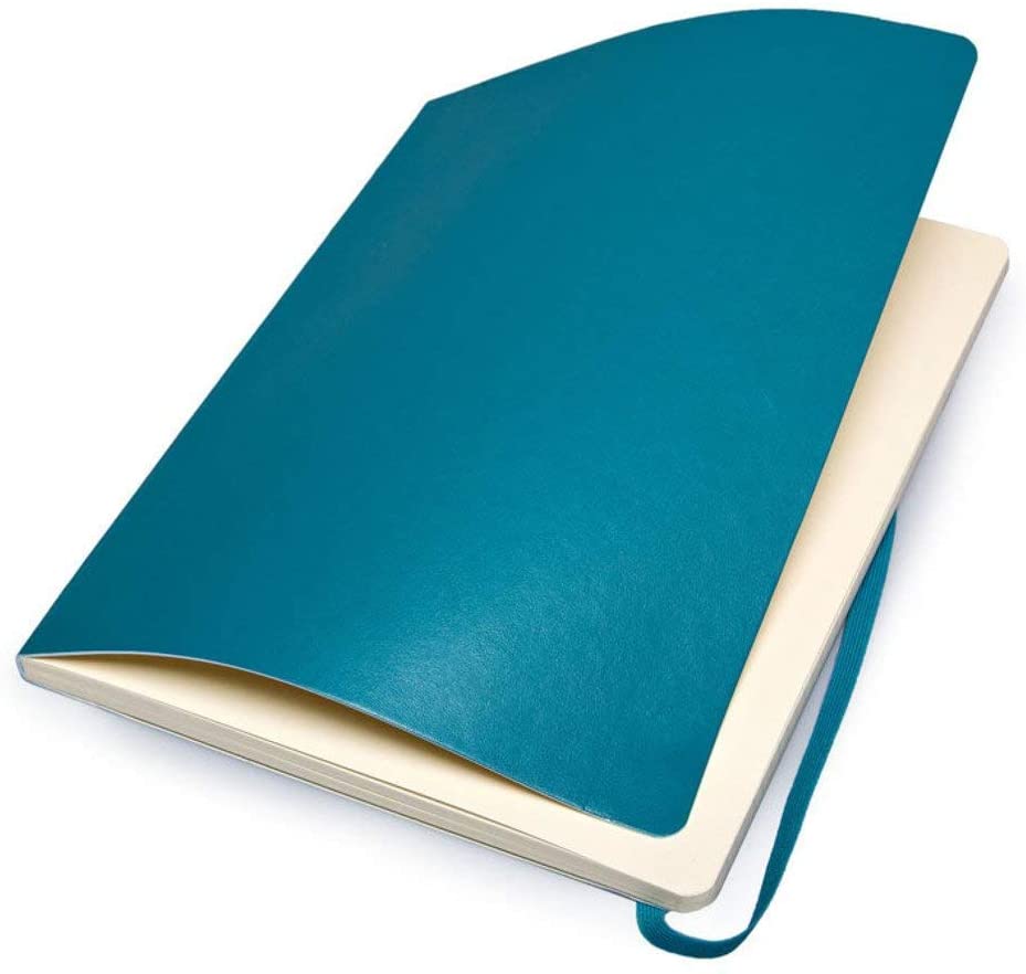 Moleskine Ruled Notebook Extra Large Underwater Blue Soft Cover Secondary image