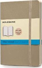 Moleskine Ruled Soft Cover Notebook Pocket Size khaki - Al Masam Stationery LLC Main image