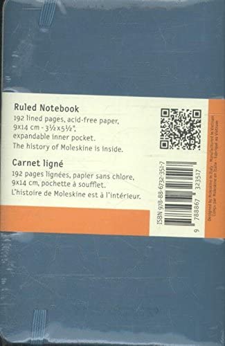 Moleskine Ruled Soft Cover Notebook Pocket Size Underwater Blue Secondary image
