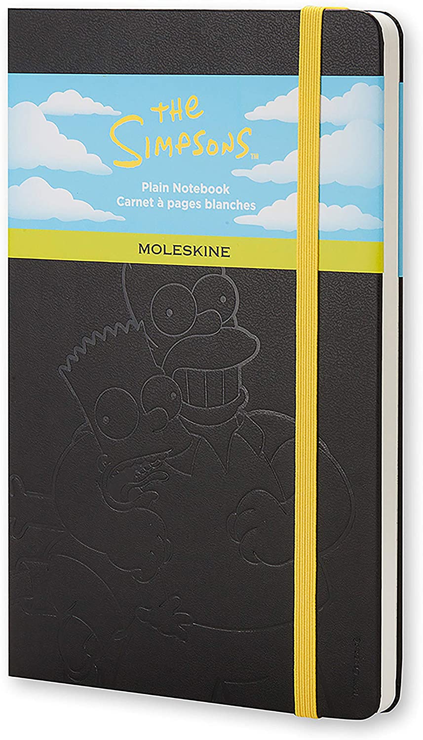 Moleskine Simpson Limited Edition Simpson Plain Large Size Notebook Black - Al Masam Stationery LLC Main image