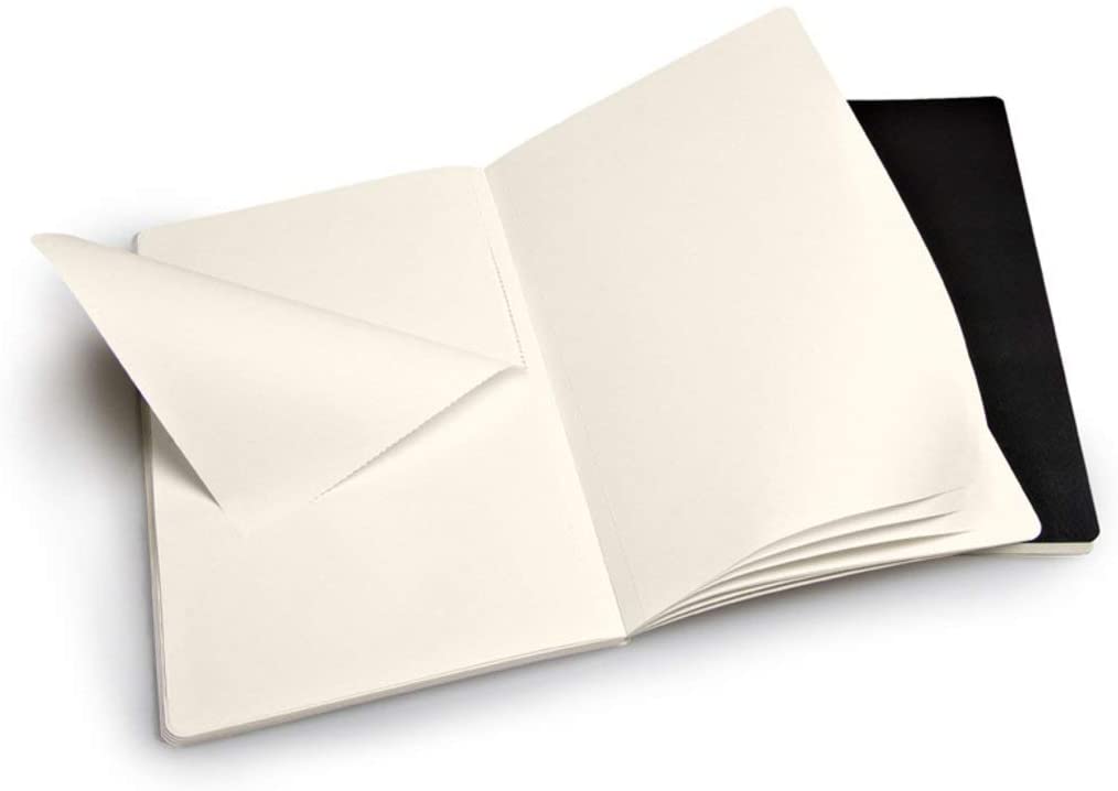 Moleskine Volant Plain Large Notebook Set of 2 Black Secondary image