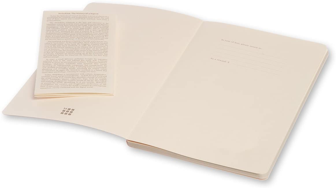 Moleskine Volant Ruled Large Notebook Set of 2 Royal Blue Secondary image