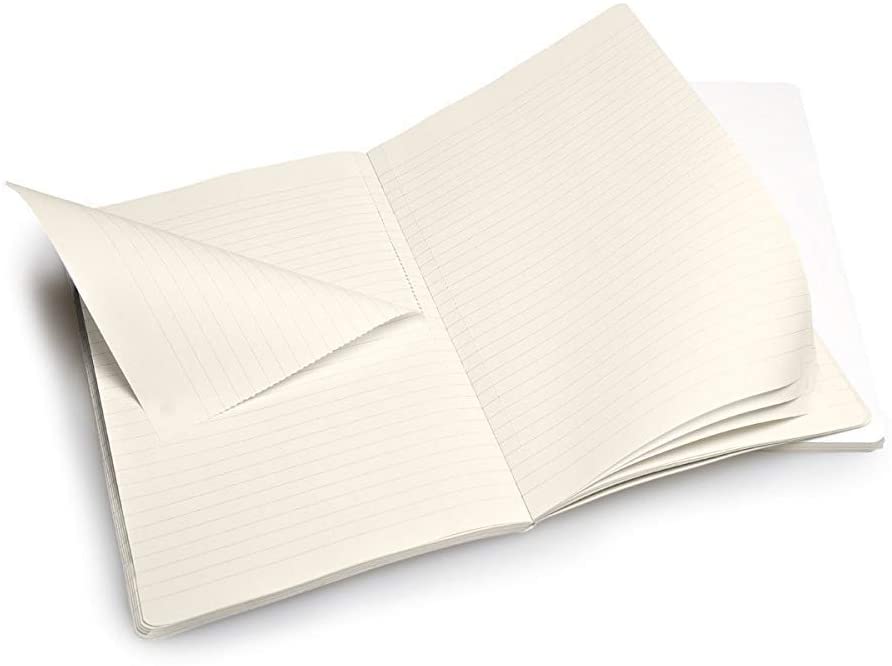 Moleskine Volant Ruled Large Notebook Set of 2 White Secondary image